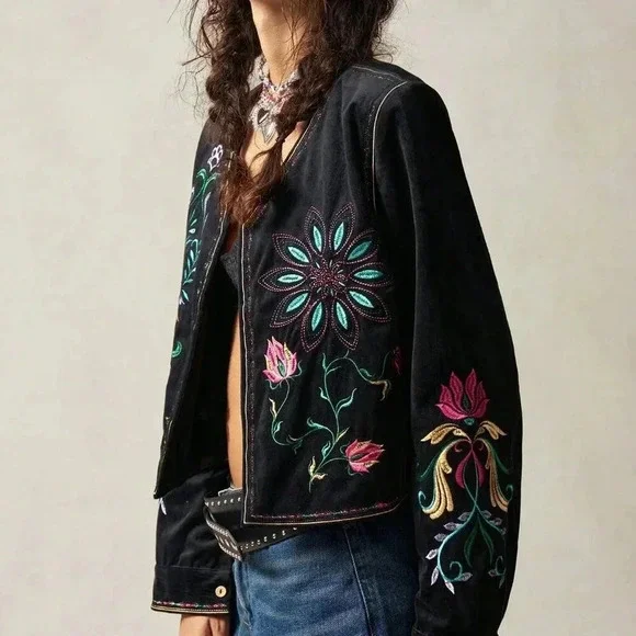 Black Casual Women's Knitted Lantern Long Sleeve Loose Regular Cardigan - Picture 7 of 9